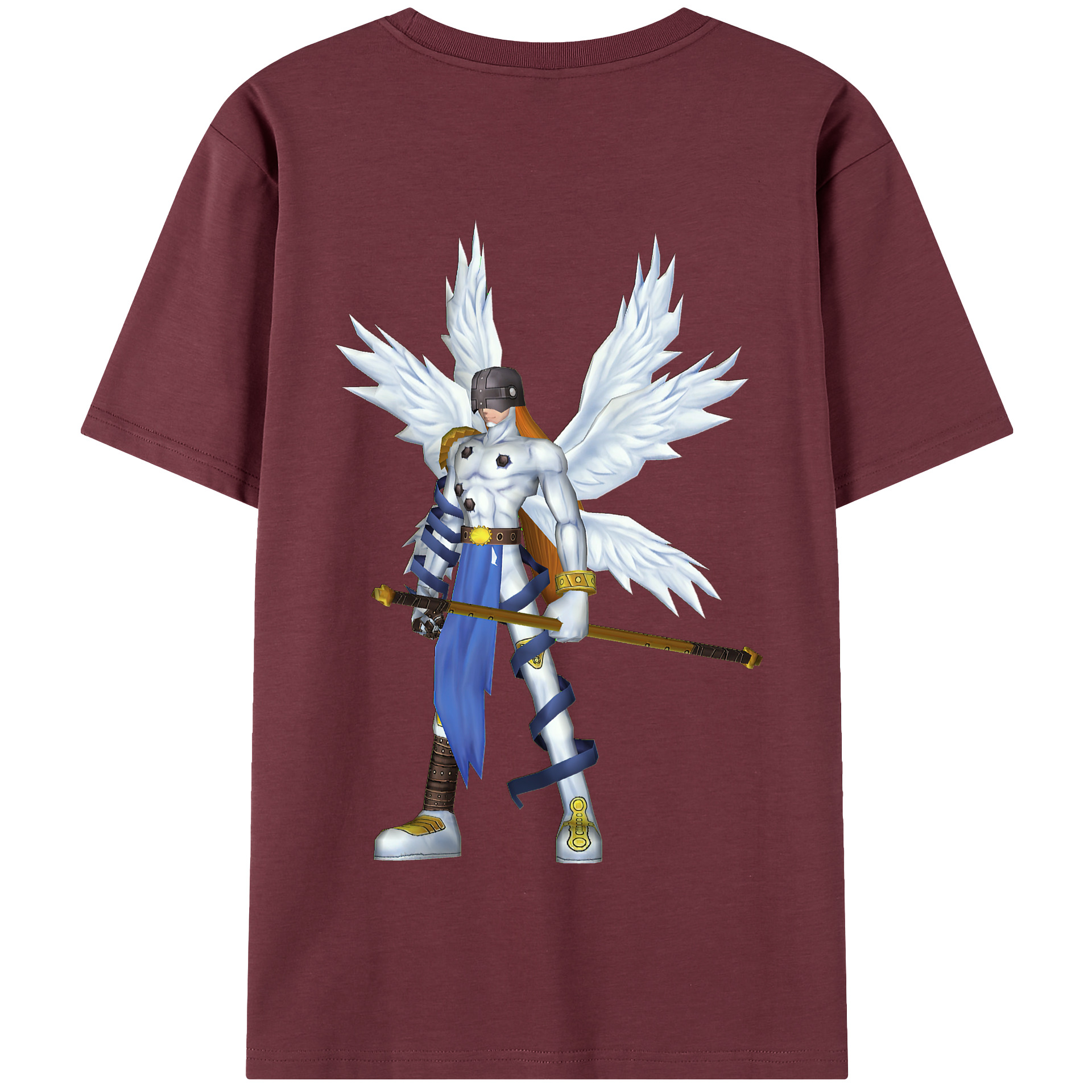 （画像用） Digimon デジタルモンスター/デジモン 綿100％半袖Tシャツ（背面プリント）